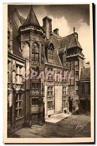 Ansichtskarte AK La Douce France Bourges Cher Hotel de Jacques Coeur la Cour