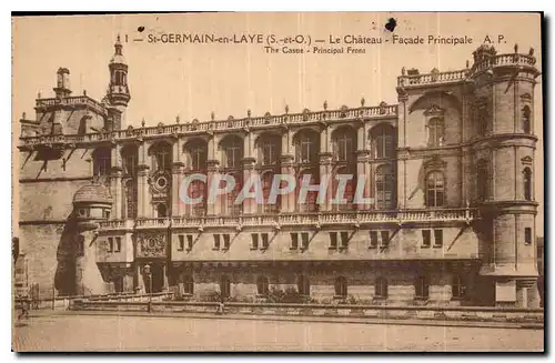 Cartes postales St Germain en Laye S et O le Chateau facade principale