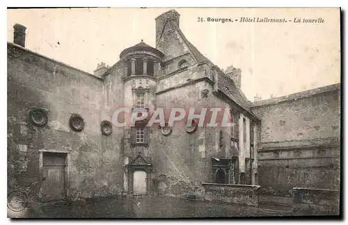 Cartes postales Bourges Hotel Lallemant la tourelle