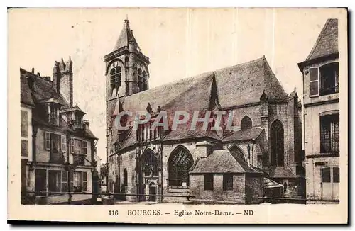 Ansichtskarte AK Bourges Eglise Notre Dame