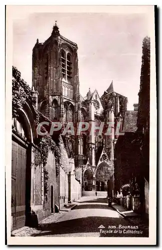 Ansichtskarte AK Bourges facade de la Cathedrale