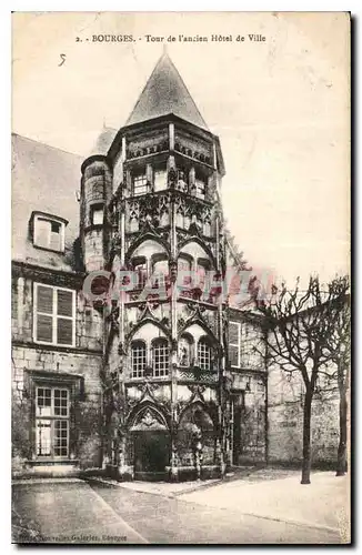 Cartes postales Bourges tour de l'ancien Hotel de Ville