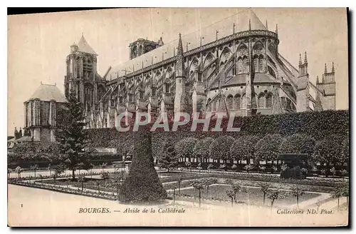 Ansichtskarte AK Bourges Abside de la Cathedrale