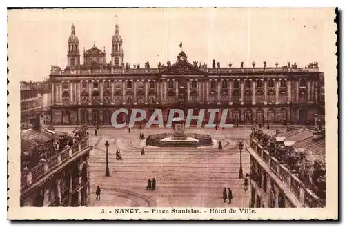 Cartes postales Nancy Place Stanislas Hotel de Ville