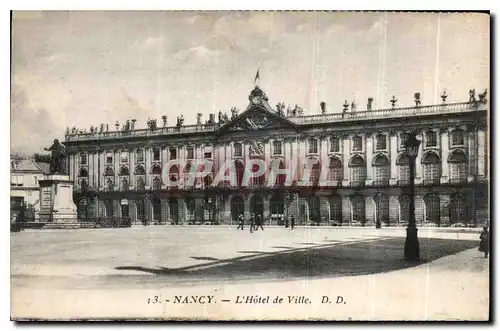 Cartes postales Nancy l'Hotel de Ville