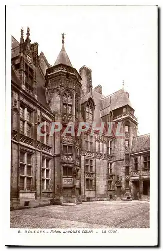 Cartes postales Bourges Palais Jacques Coeur la Cour