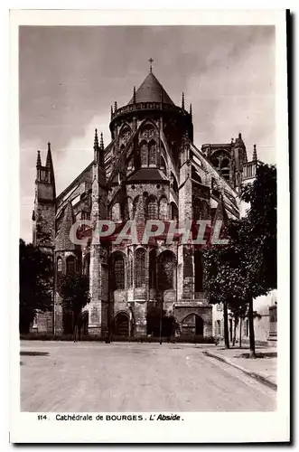 Ansichtskarte AK Cathedrale de Bourges l'Abside