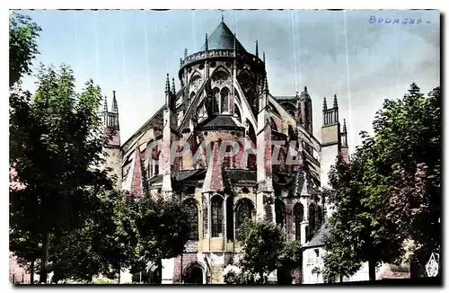 Cartes postales Bourges Cher l'abside de la Cathedrale