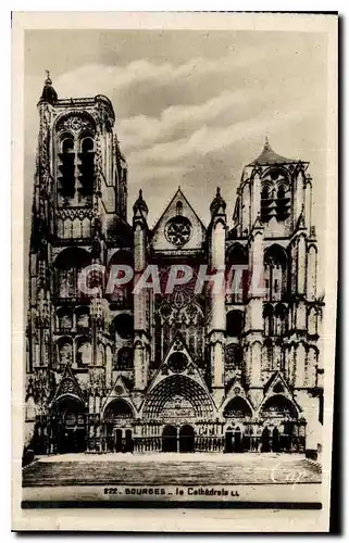 Cartes postales Bourges la Cathedrale