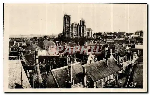 Ansichtskarte AK Bourges vue generale prise du Palais Jacques Coeur