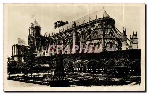 Ansichtskarte AK Bourges abside de la Cathedrale