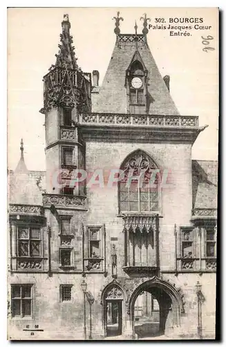 Cartes postales Bourges Palais Jacques Coeur Entree