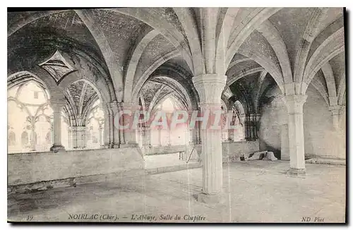 Ansichtskarte AK Noirlac Cher L'Abbaye Salle du Chapitre