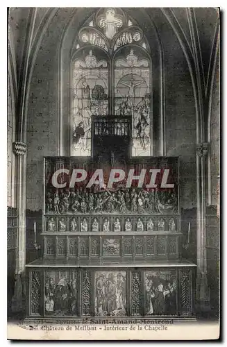 Cartes postales Environs de Saint Amand Montrond Chateau de Meillant Interieur de la Chapelle