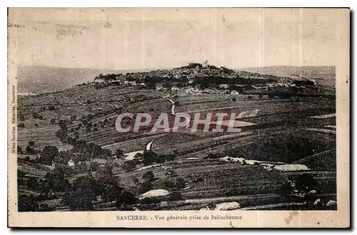 Cartes postales Sancerre Vue generale prise de Bellechaume