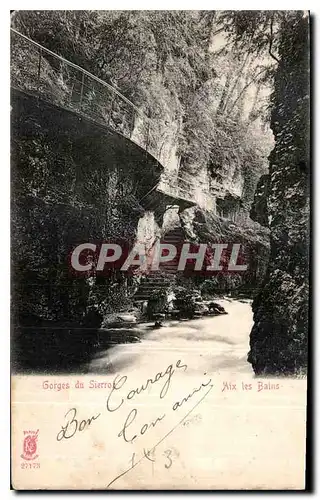 Cartes postales Gorges du Sierrot Aix les Bains