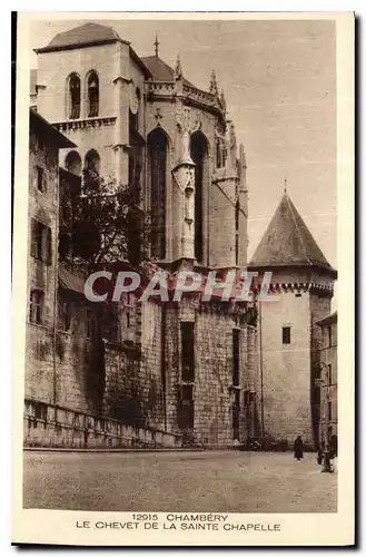 Ansichtskarte AK Chambery Le Chevet de la Sainte Chapelle