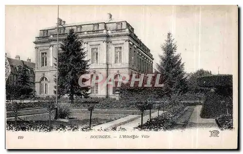 Cartes postales Bourges L'Hotel de Ville