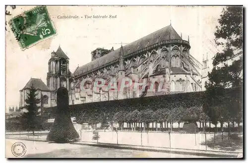 Ansichtskarte AK Bourges Cathedrale Vue laterale Sud