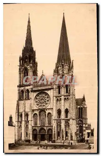 Cartes postales Chartres Eure et Loir La Cathedrale