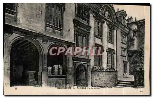 Cartes postales Bourges L'Hotel Lallemand