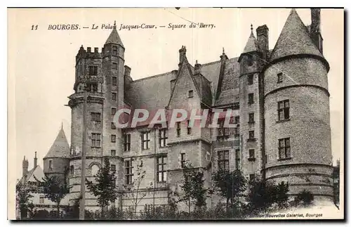 Cartes postales Bourges Le Palais Jacques Coeur Square du Berry