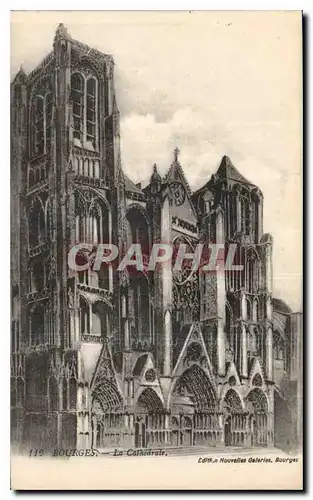 Cartes postales Bourges La Cathedrale