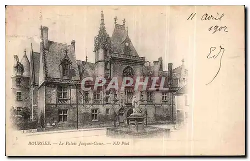 Cartes postales Bourges Le Palais Jacques Coeur