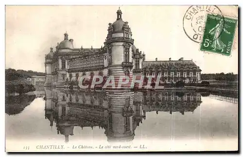 Cartes postales Chantilly Le Chateau La cote nord-ouest