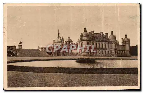 Ansichtskarte AK Chateau de Chantilly Vue prise du parterre