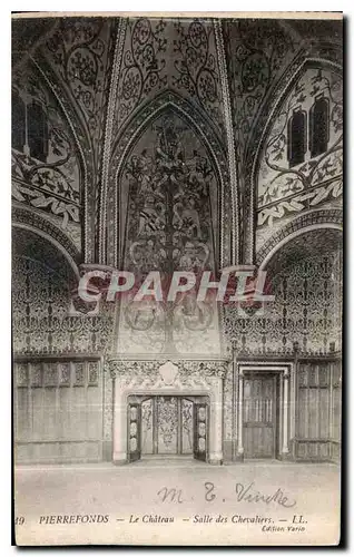 Cartes postales Pierrefonds Le Chateau Salle des Chevaliers