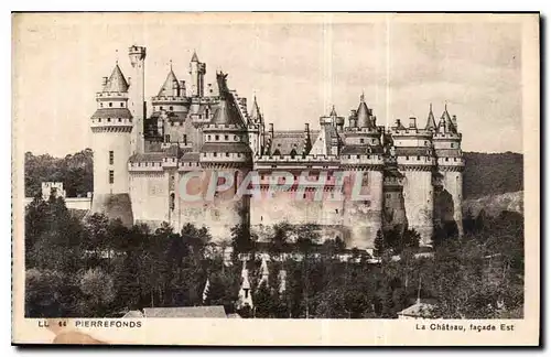 Cartes postales Pierrefonds Le Chateau facade Est