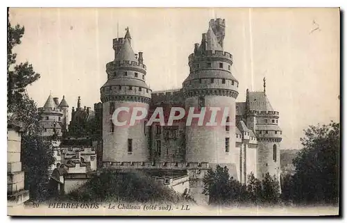 Cartes postales Pierrefonds Le Chateau cote sud