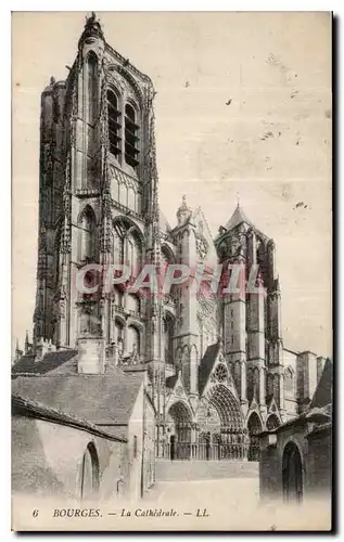 Cartes postales Bourges La Cathedrale