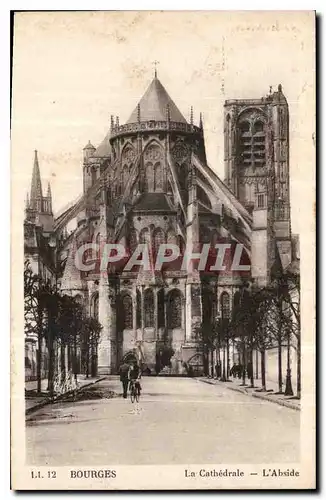 Ansichtskarte AK Bourges La Cathedrale L'Abside