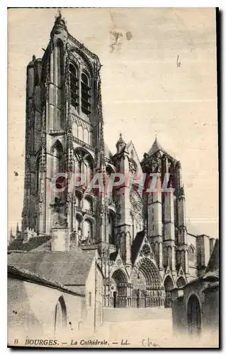 Cartes postales Bourges La Cathedrale