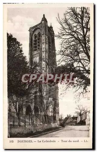 Ansichtskarte AK Bourges La Cathedrale Tour du nord