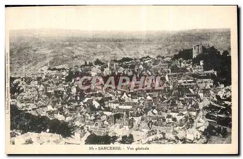 Cartes postales Sancerre vue generale