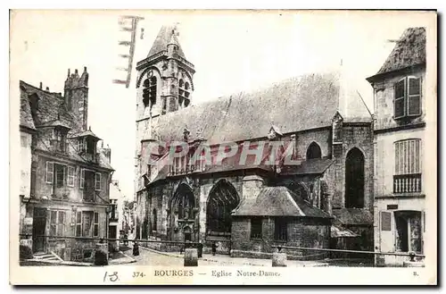 Ansichtskarte AK Bourges Eglise Notre Dame