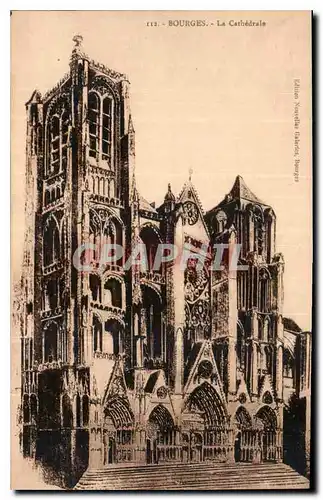 Cartes postales Bourges La Cathedrale