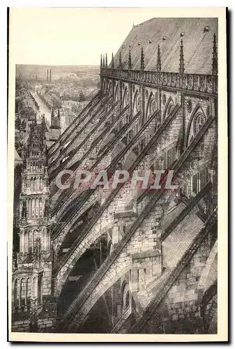 Cartes postales Cathedrale de Bourges Arcs Boutants