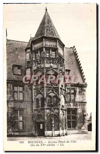 Cartes postales Bourges Ancien Hotel de Ville