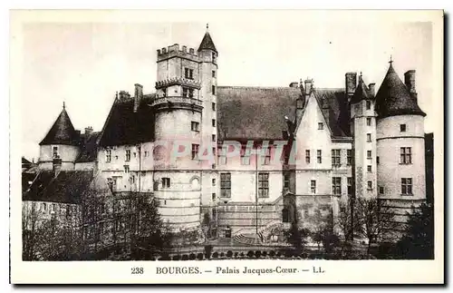 Cartes postales Bourges Palais Jacques Coeur