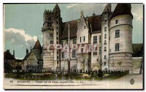 Ansichtskarte AK Bourges Facade Sud du Palais Jacques Coeur