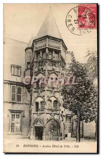 Ansichtskarte AK Bourges Ancien Hotel de Ville