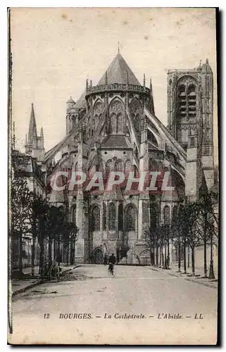 Ansichtskarte AK Bourges La Cathedrale L'Abside