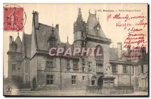 Cartes postales Bourges Palais Jacques Coeur