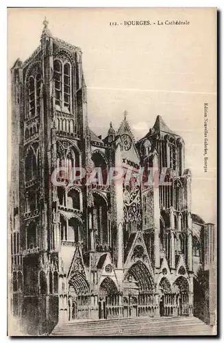 Cartes postales Bourges La Cathedrale