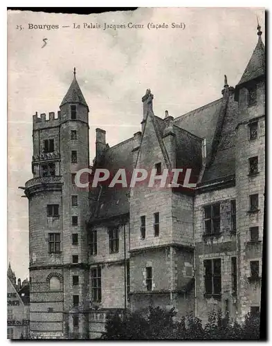 Ansichtskarte AK Bourges Le Palais Jacques Coeur Facade Sud