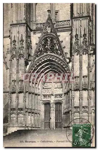 Cartes postales Bourges Cathedrale